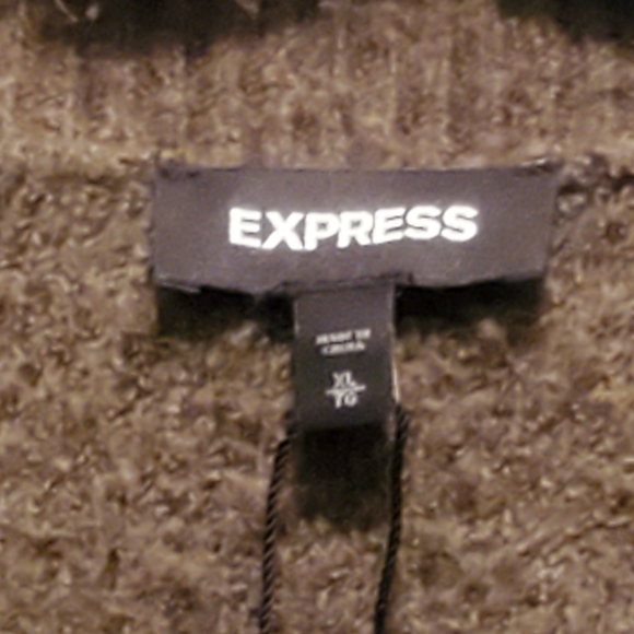 Express Slouchy V-Neck Sweater - Picture 4 of 4
